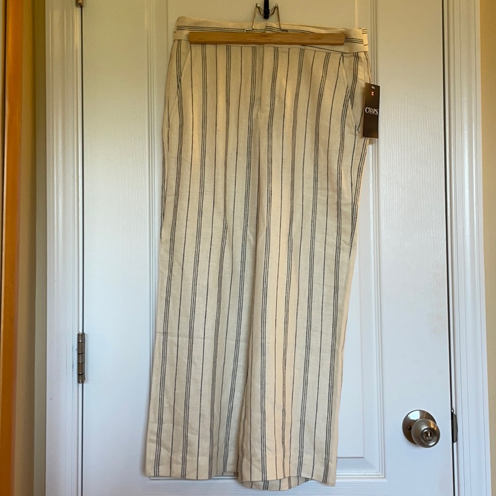 Chaps Linen Capris